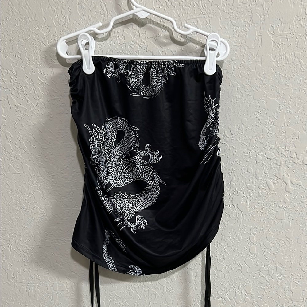 Black Ruched Bubble Mini Skirt for Cocktail